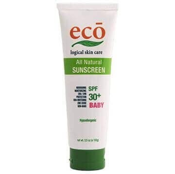 Eco logical All natural baby sunscreen spf30