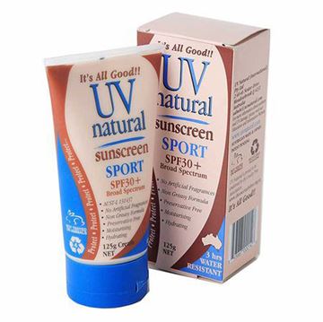 UV Natural  Sport Sunscreen SPF30+ 125g 